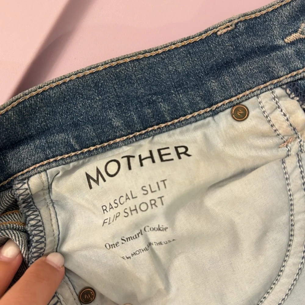 MOTHER Rascal Slit Flip Short - Picture 4 of 5